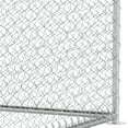 thumbnail image 3 of Dextrus 10'x10' Large Outdoor Dog Kennel with Rotating Feeder Bowls & Roof, Heavy Duty for Backyard Farm, 3 of 10
