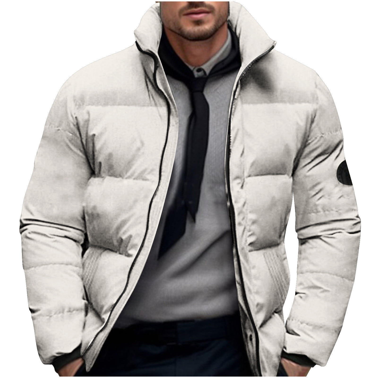 Doudoune Hiver Homme Chaude - Remplissage Duvet (90%+) Coupe-Vent Imperméable - Coupe Ample Ou Ajustée