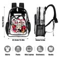 thumbnail image 3 of Hazbin Hotel Clear Backpack See Through Backpack Heavy Duty Bookbag Transparent Bag for Colleges School Work Sport Travel, 3 of 7