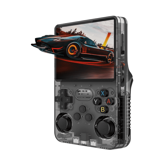 R36S Handheld Game Console 3.5 inch 64GB (Black)
