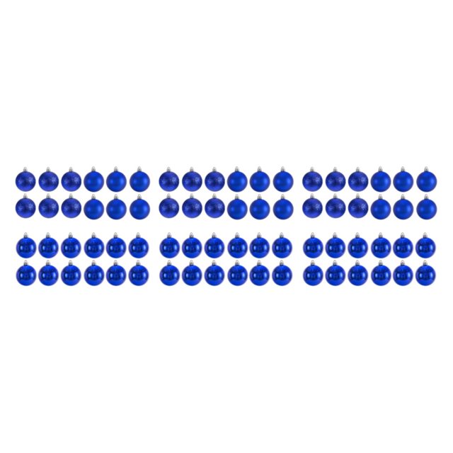 Transemion 24pieces Effective Decoration Balls Easy To Christmas Essentials Durable blue 3Set