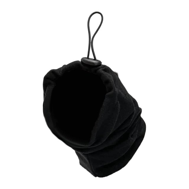 Cubierta para orejas de perro, capucha ajustable, diadema suave, protector de orejas para mascotas, orejas de invierno Negro M