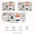 thumbnail image 2 of Yayeee Pillowcase Standard Size Set of 2 Satin Wrinkle Resistant Pillow Case, Cartoon Gray Houses, 2 of 7