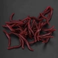 thumbnail image 4 of Soft Insects False Earthworm Sea Bait Bloodworm Lures Artificial Baits Reusable Environmental Material Life Like Swimming Actions 50pcs Red Fishing Bait Pack for Carp Bass, 4 of 7