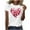 04 White, variant on Valentine's Day Shirts for Women Casual Girl Friend Gift T Shirt Cute Love Heart Graphic Tees Short Sleeve Round Neck Tshirt Top