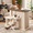 Brown - Right, variant on Large Cat Scratcher Side Table For Couch Protector End