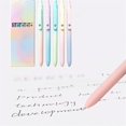 thumbnail image 3 of Astroline Pen, Astrolone Gel Pens, Gradient Gel Pen Set, Press Type Quick Drying Carbon GelPens with Fidget Ball, 0.7mm Black Ink Pens for Journaling Note Taking, 3 of 7