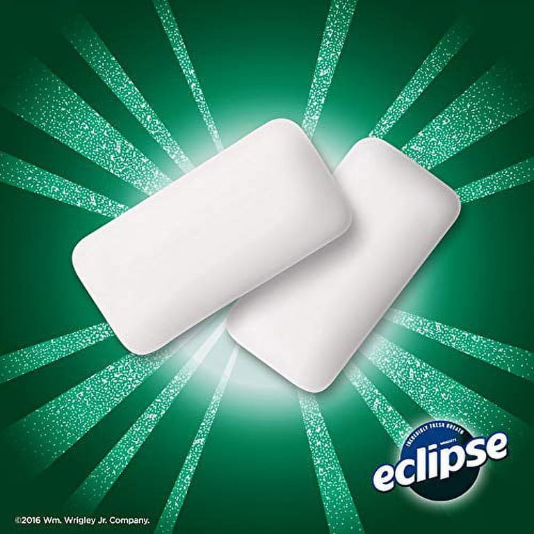 ECLIPSE Spearmint Sugarfree Chewing Gum - 180 Piece Bag, Fresh Stock 7 thumbnail image