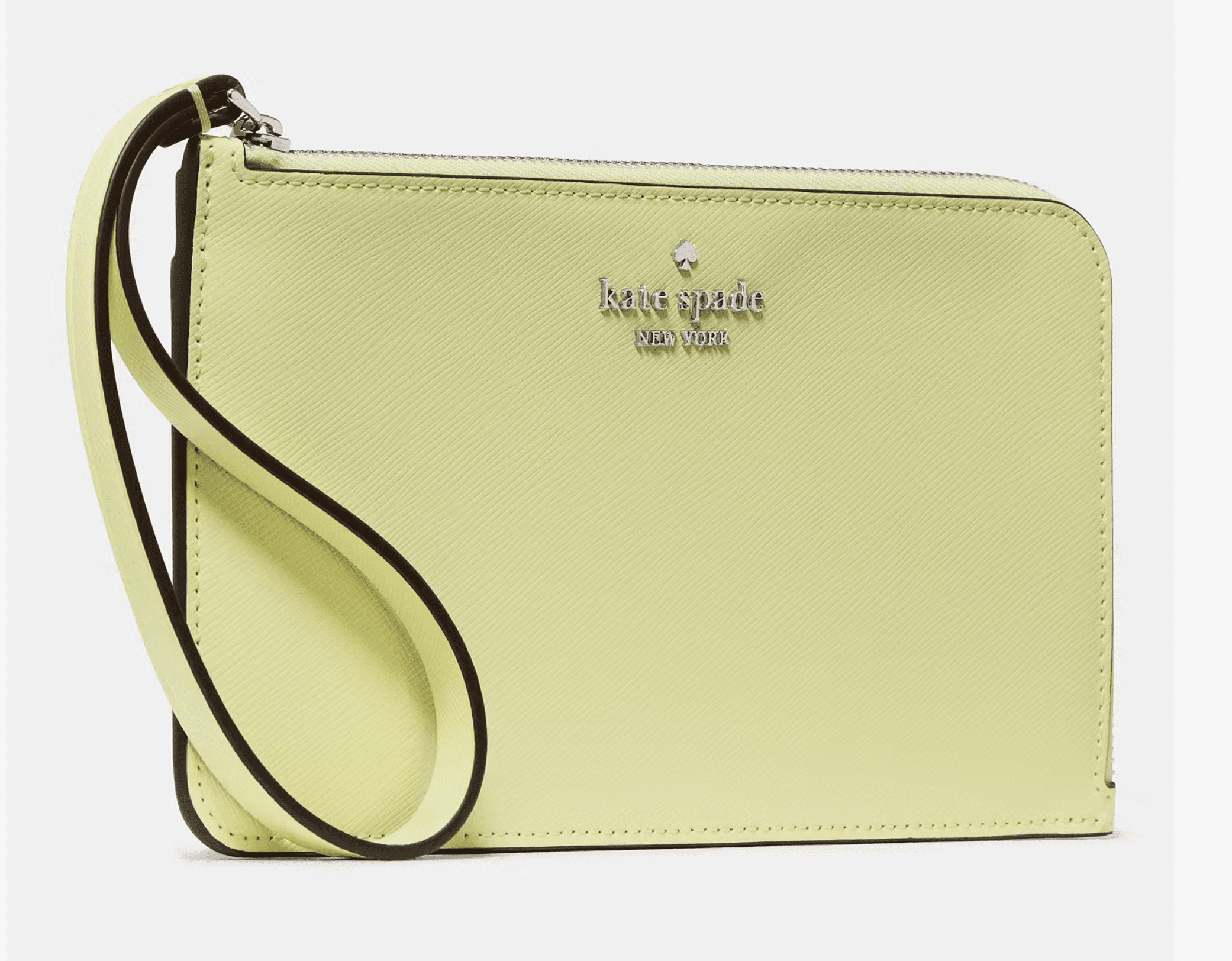 Kate Spade New York Lucy Medium L-Zip Wristlet, Saffiano Leather, KD546