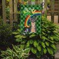 thumbnail image 2 of Blue and White Chihuahua St. Patrick's Day Flag Garden Size, 2 of 3