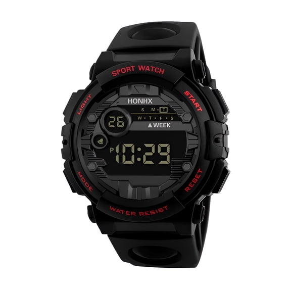 DESIGNICE Sport Watch Luxury Mens Digital LED Watch Date Men Outdoor Electronic Watch Wrist Watches