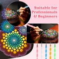 thumbnail image 2 of Unatoiry 13pcs Beautiful Mandala Designs Dotting Tools Kids And Adults Mandala Dotting Tools Painting Drawing Long Service Life 1Set, 2 of 6