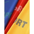 thumbnail image 3 of Fdqin Boys Shorts Sets 6Pcs Quick Drying Sports Short Sleeve T-Shirt and Active Shorts Summer Outfits for Kids Red Yellow Blue 4-5 Years, 3 of 8