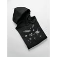thumbnail image 3 of Space Planets Hoodie Men -Image by Shutterstock, Male 3X-Large, 3 of 4