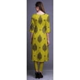 thumbnail image 4 of Bimba Kurtis Droits pour Femmes Longue Robe Kurti Imprimée Haut Indien à Manches 3/4, 4 of 6