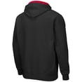 thumbnail image 3 of Men's Colosseum Black Iowa State Cyclones Arch & Logo 3.0 Full-Zip Hoodie, 3 of 3