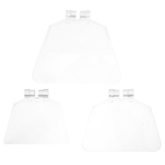 Mobestech Bench Eye Shield Transparent Plastic for Electric Tools 3Pcs