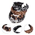 thumbnail image 2 of 4 Pcs Bandeau Léopard Élégant Chic pour Cheveux pour Femme Fille, 2 of 10