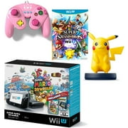 Nintendo Wii U Super Smash Bros Mega Bundle with Choice of Amiibo Character and Bonus Game