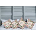 thumbnail image 2 of Ambesonne Christmas Throw Pillow Cover 4 Pack, Blossoms Herbs, 24", Multicolor, 2 of 7