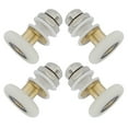 thumbnail image 1 of QUMIIRITY Roulettes de Porte de Douche en Acier Inoxydable Multi Lisses Coulissantes 4 Pcs, 1 of 8