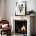 thumbnail image 4 of Poster Master Flower Poster - Retro Calla Lily Print - Drawing Art - Floral Art - Trendy Art - Modern Art - Minimal Art - Chic Boho Art - Great Office or Living Room Decor, 18x24 Unframed, 4 of 4