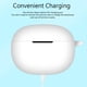 thumbnail image 4 of Audífonos Funda de silicona suave para con hebilla para Xiaomi Buds 3 (blanco), 4 of 5