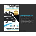 thumbnail image 2 of SERENITY2000 Full Body Magnetic Vitality Set for Pain Relief, Reduce Inflammation, Improve Circulation â?? Eight-Piece Set (Large/XL - waist up to 50"), 2 of 6