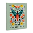 thumbnail image 2 of Stupell Industries Eclectic Symmetrical Grasshopper with Blooms Canvas Art, 36 x 48, by Indira Prieto | IndySign, 2 of 8
