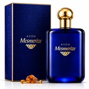AVON Mesmerize Cologne Spray — Long-Lasting Cologne for Men with Sandalwood & Warm Amber — Classic Signature Mens Cologne, Perfume for Men, Everyday Wear & Gifting, 3.4 fl oz Travel Size