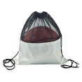 thumbnail image 2 of Visland Basketball Storage Bag Sports Gym Backpack Drawstring Design Waterproof Honeycomb Fabric See-Through Mesh Football Soccer Pouch, 2 of 8