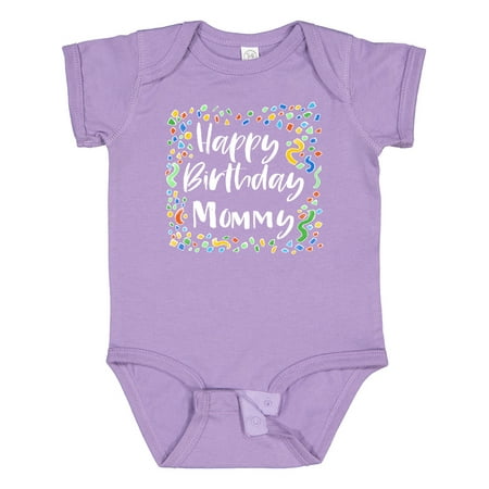 

Inktastic Happy Birthday Mommy Gift Baby Boy or Baby Girl Bodysuit