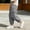 Gray, variant on ITSAME Boys Tapered Pants, Multi-Pocket Elastic Waist Cotton Linen Casual Comfort Cargo Pants Khaki Size 7-8