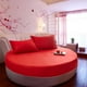 thumbnail image 2 of Sábanas redondas, cubrecamas, funda de cama, sábana ajustable rojo, 2 of 4