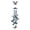 Blue, variant on Vintage Metal Butterfly Wind Chime, Rustic Iron Handmade Garden Decor, Melodious Tones Outdoor Hanging Ornament, Decorative Wind Bell for Patio, Yard, Balcony, Door, Blue, 35.4in/90cm