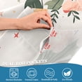 thumbnail image 4 of Yayeee Kitchen Valance Rod Pocket 54" x 18" Living Room Window Curtain, Yellow Cute Flower, 4 of 6