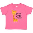 thumbnail image 3 of Inktastic You Bet Giraffe I'm Cute Boys or Girls Baby T-Shirt, 3 of 5