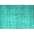 thumbnail image 1 of Ahgly Company Indoor Rectangle Persian Turquoise Blue Traditional Area Rugs, 8' x 12', 1 of 4