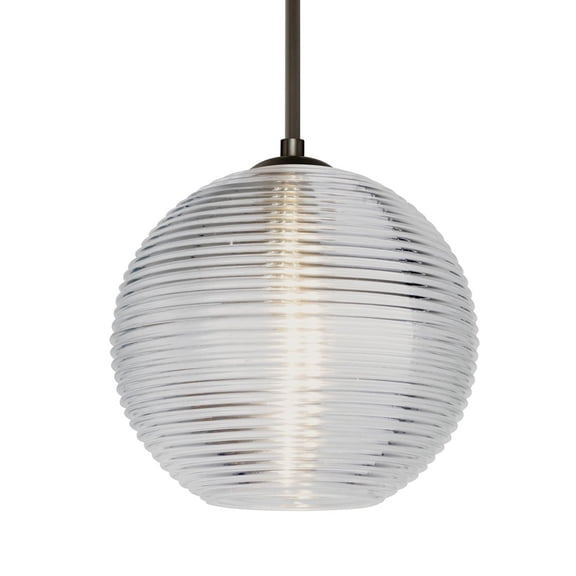 Besa Lighting - Kristall 8 - 1 Light Cord Pendant with Flat Canopy with Dome