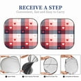 thumbnail image 6 of Sikiie Heart Plaid Print Foldable Car Windshield Sun Visor, Car Window Sunshade Suitable for Sedan, SUV and Truck Car Accessories-Large, 6 of 6