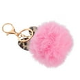 thumbnail image 5 of STRANDCHIC Keychain Pink Leopard Print Keyring Bag Pendant 3Pack 3.1x2.8in, 5 of 8