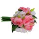 thumbnail image 5 of Ramo de simulación de flor de peonía artificial de 10 cabezas, fiesta de boda, decoración floral para el hogar, flor falsa, blanco rosa Advancent HA7016-01B, 5 of 6