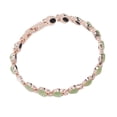 thumbnail image 2 of Pulsera magnética de acero de titanio para mujer, pulsera de terapia magnética exquisita de moda, regalo para adelgazar, color verde, 2 of 14