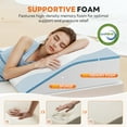 thumbnail image 7 of JIOABL Wedge Body Pillow for Sleep Comfort, Neck Pain Relief, Acid Reflux, Heartburn, Back Pain Relief and Snoring, 7Inch, 7 of 7