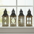 thumbnail image 6 of Urban Trends Collection: Wood Lantern Stained Wood Finish, 6 of 9