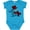 Turquoise, variant on Inktastic Baby It's Cold Outside Cute Snowman in Plaid Print Boys or Girls Baby Bodysuit