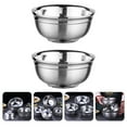 thumbnail image 5 of 2Pcs Stainless Steel Bowls Heat Insulation Bowls Double-layer Noodle Bowls, 5 of 5