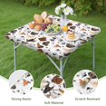 thumbnail image 4 of Dachshund Dog Boston Terrier Dog Square Fitted Tablecloth with Elastic Edge,Square Table Cover,Washable Elastic Table Cover for Home Kitchen Party Decor 34"x34", 4 of 6