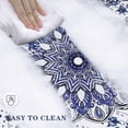thumbnail image 5 of Blue and Gray Boho Kitchen Mats Set of 2 Non Slip, Cushioned Anti-Fatigue Kitchen Rugs, Waterproof Kitchen Rugs and Mats Set, Kitchen Comfort Standing Mat for Sink, 18'''' x 48'''' + 18'''' x 30'''', 5 of 6