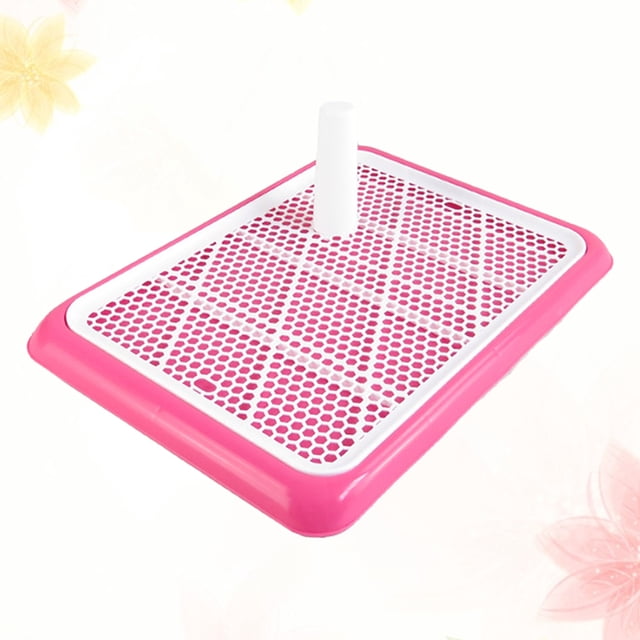 CTIRCHIU Grid Style Dog Litter Box Durable Plastic Indoor Pet Toilet for Small Animals 1Pack